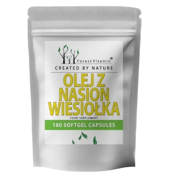 FOREST VITAMIN Olej z Nasion Wiesiołka 500 mg 180 kaps