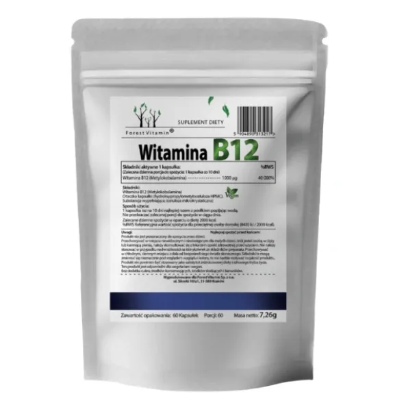 FOREST VITAMIN Vitamin B12 1000 µg 60 kaps