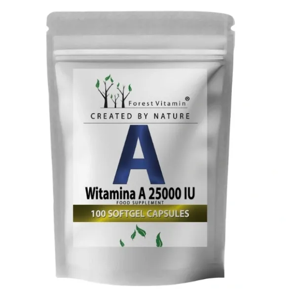 FOREST VITAMIN Witamina A 25000iu 100 tabs