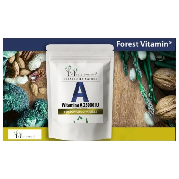 FOREST VITAMIN Witamina A 25000iu 100 tabs