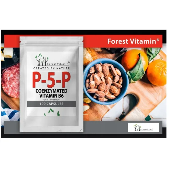FOREST VITAMIN Witamina B6 P-5-P 100 kaps