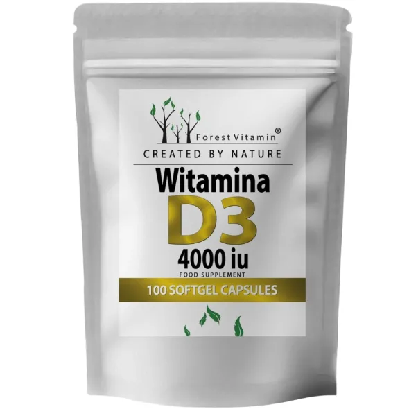 FOREST VITAMIN Witamina D3 4000iu 100 kaps