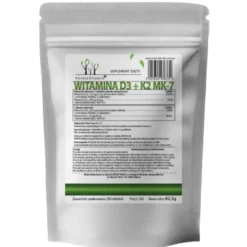 FOREST VITAMIN Witamina D3 5000 IU K2MK7 100 µg 250 tabs