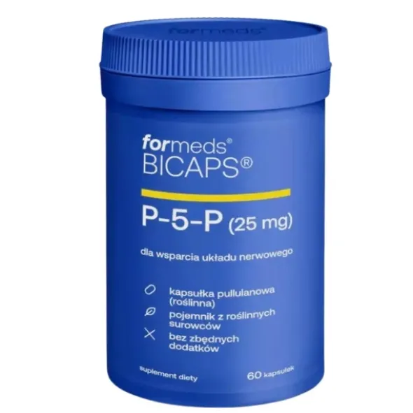 FORMEDS BICAPS Witamina B6 25mg P-5-P 60 kaps