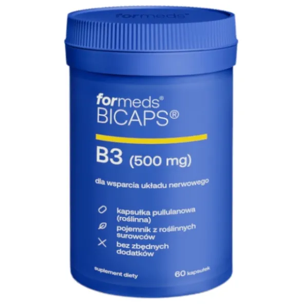 FORMEDS BICAPS Witamina B3 Niacyna 500mg 60 kaps