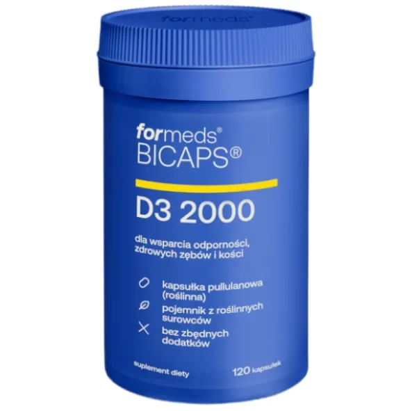 FORMEDS BICAPS Witamina D3 50mcg 2000IU 120 kaps