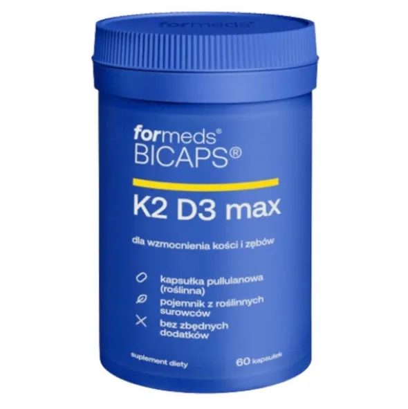 FORMEDS Bicaps Witamina K2 200mcg + D3 4000 Max 60 kaps