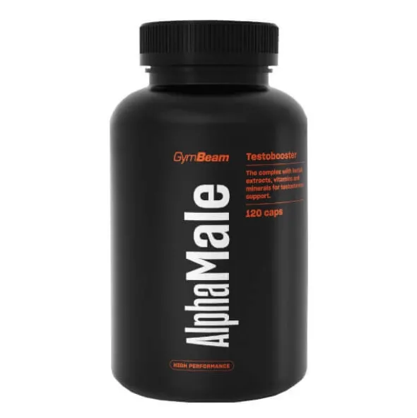 GYMBEAM AlphaMale TestoBooster 120 kaps
