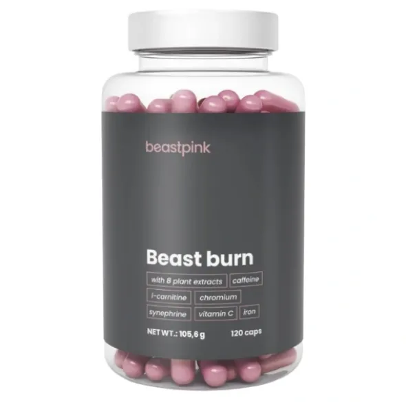 GYMBEAM BeastBurn - BeastPink 120 kaps