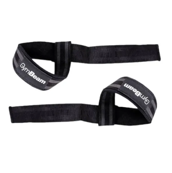 GYMBEAM Pasy Do Podnoszenia Ciężarów LIFT Black & Grey