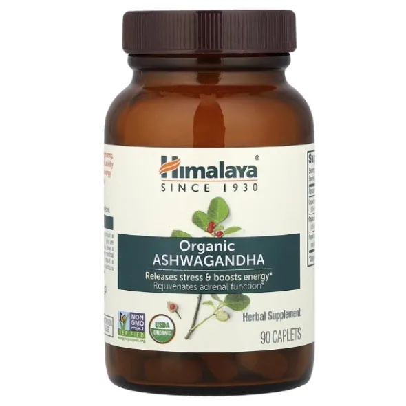 HIMALAYA Organic Ashwagandha 90 kaps
