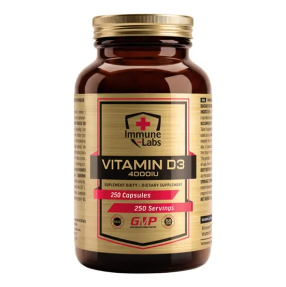 IMMUNE LABS Vitamin D3 4000 IU 250 kaps