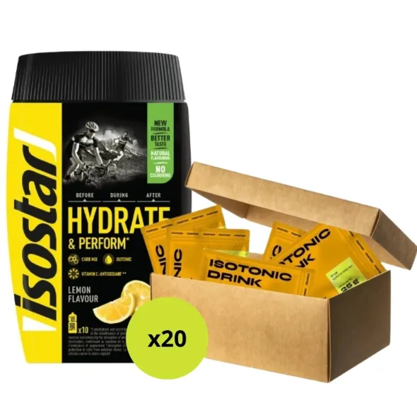 ISOSTAR Koncentrat 400 g + 20x nowmax® Isotonic Drink 25 g