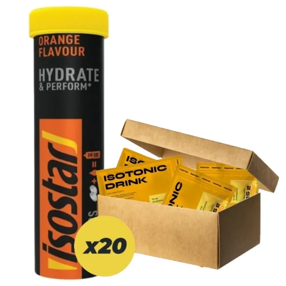 ISOSTAR Powertabs 120 g + 20x nowmax® Isotonic Drink 25 g