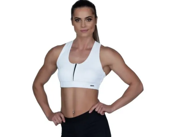 Kevin Levrone LW Tank top Zip WHITE