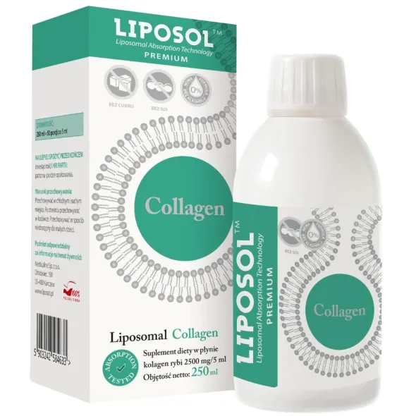 LIPOSOL Liposomalny Collagen Rybi 5g/10ml 250 ml
