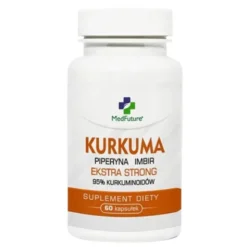 MEDFUTURE Kurkuma + Piperyna + Imbir Ekstra Strong 60 kaps