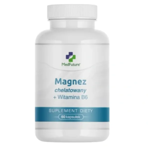 MEDFUTURE Magnez Chelatowany + Witamina B6 60 kaps