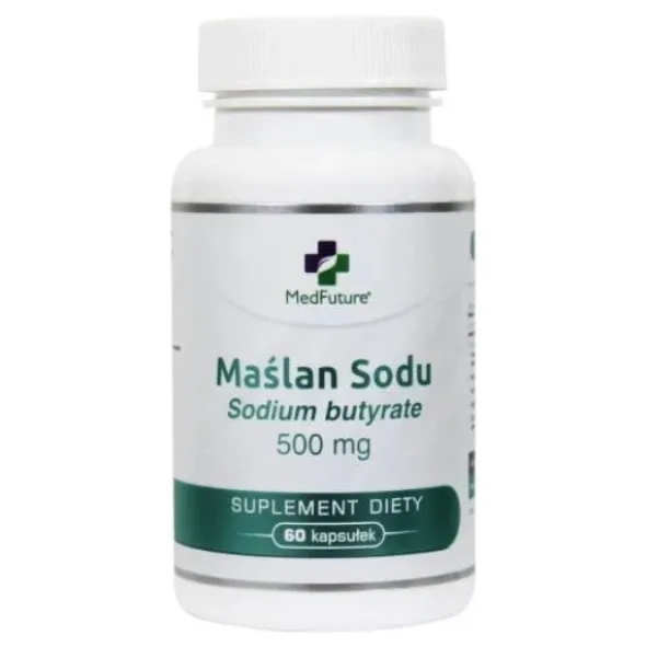 MEDFUTURE Maślan Sodu 500mg 60 kaps