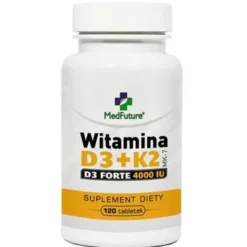 MEDFUTURE Witamina D3 + K2 MK-7 FORTE 120 tabl