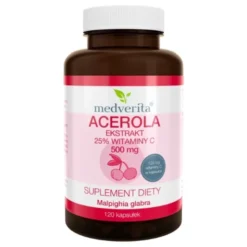 MEDVERITA Acerola 25% ekstrakt 500mg 120 kaps