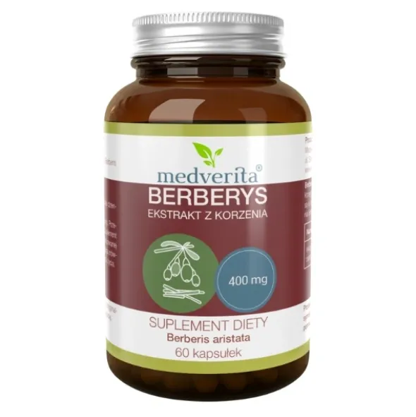 MEDVERITA Berberys ekstrakt 400mg 60 kaps