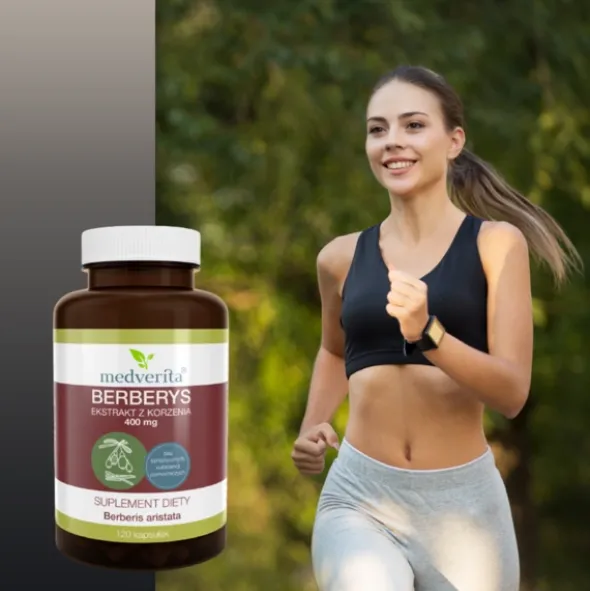 MEDVERITA Berberys ekstrakt 400mg 120 kaps