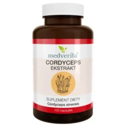 MEDVERITA Cordyceps 500mg Maczużnik Chiński 100 kaps