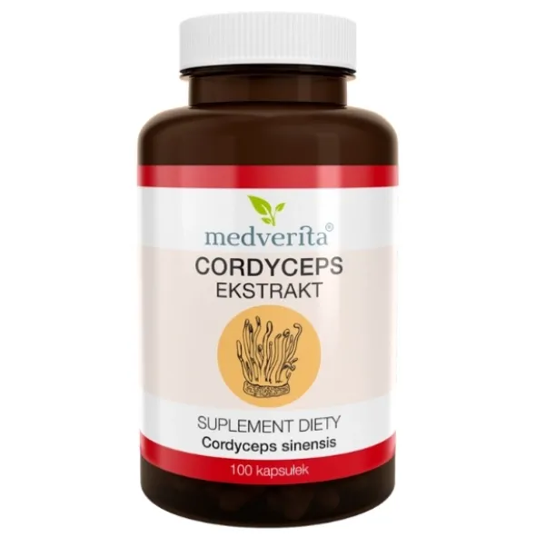MEDVERITA Cordyceps 500mg Maczużnik Chiński 100 kaps