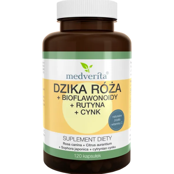 MEDVERITA Dzika Róża + Rutyna 120 kaps