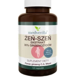 MEDVERITA Żeń-Szeń Ekstrakt 30% 120 kaps