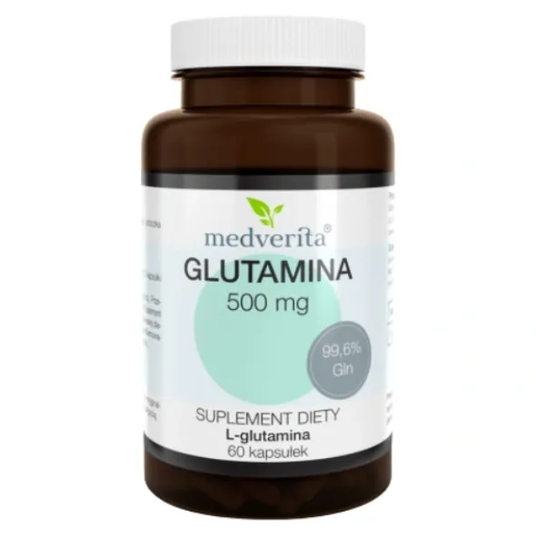 MEDVERITA Glutamina 500 mg 60 kaps