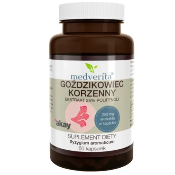 MEDVERITA Goździkowiec Korzenny 60 kaps