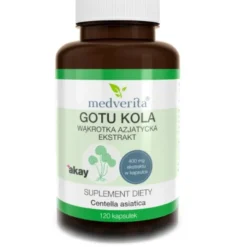 MEDVERITA Gotu Kola - Wąkrotka Azjatycka 120 kaps
