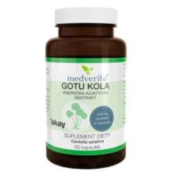 MEDVERITA Gotu Kola - Wąkrotka Azjatycka 60 kaps
