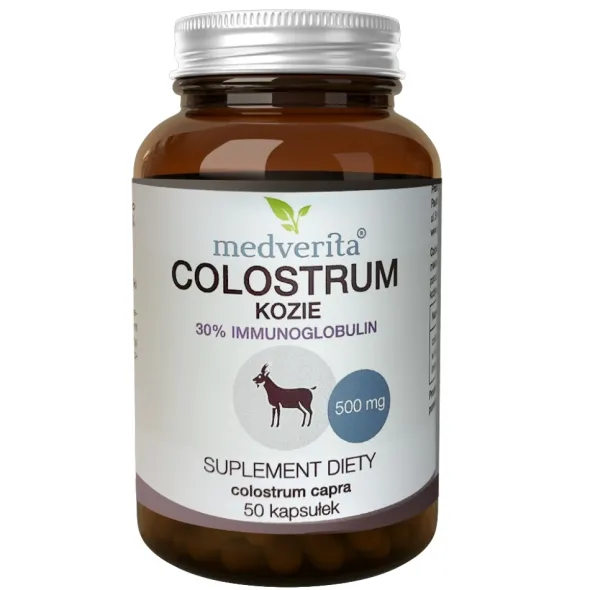 MEDVERITA Kolostrum Kozie 500mg 50 kaps