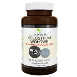 MEDVERITA Kolostrum Wołowe 400 mg 50 kaps