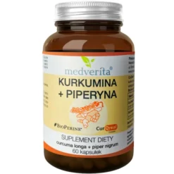 MEDVERITA Kurkumina + Piperyna 60 kaps