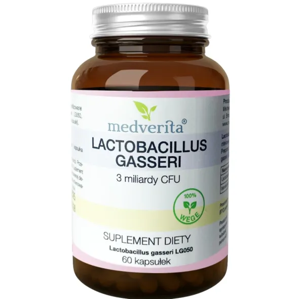 MEDVERITA Lactobacillus Gasseri 3mld CFU 60 kaps