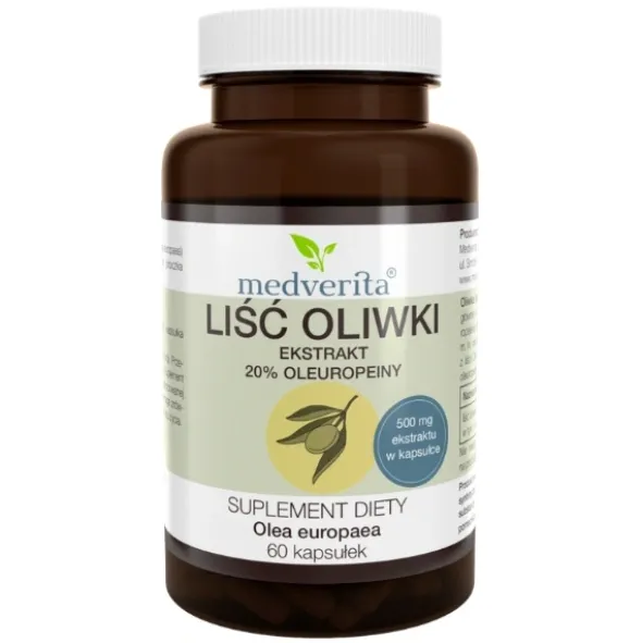 MEDVERITA Liść Oliwki 60 kaps