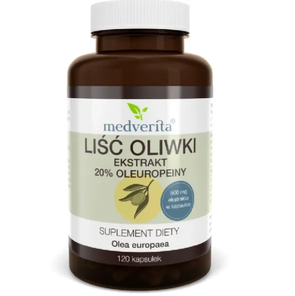 MEDVERITA Liść Oliwki 120 kaps