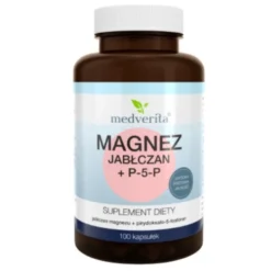 MEDVERITA Magnez Jabłczan + P-5-P 100 Kaps