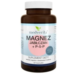 MEDVERITA Magnez Jabłczan + P-5-P 50 kaps
