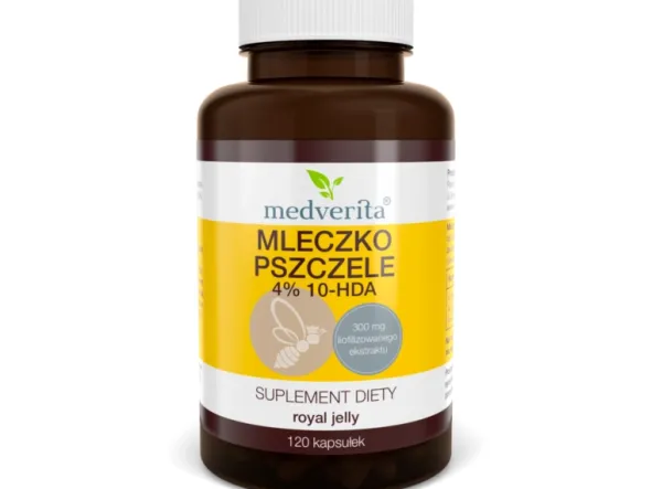MEDVERITA Mleczko Pszczele 300 mg 120 kaps