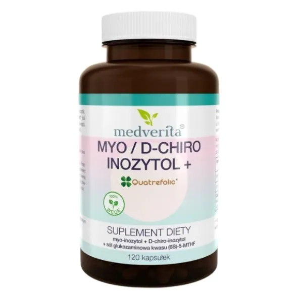 MEDVERITA Myo / D-Chiro-Inozytol 120 kaps