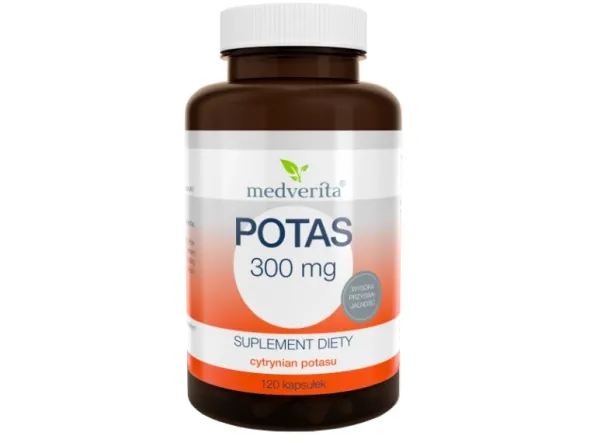 MEDVERITA Potas 300mg 120 kaps