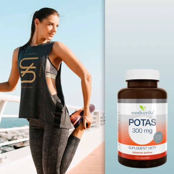 MEDVERITA Potas 300mg 120 kaps