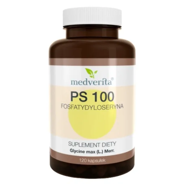 MEDVERITA PS-100 Fosfatydyloseryna Ekstrakt 120 kaps