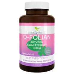 MEDVERITA Q-Folian Quatrefolic 400mcg 120 kaps