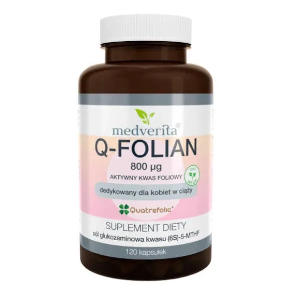 MEDVERITA Q-Folian 800 ug 120 kaps